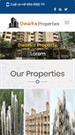 Mobile Screenshot of dwarkaproperties.in